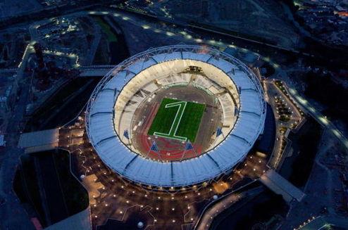 可拆卸的2012伦敦奥运会场馆：伦敦碗初见雏形