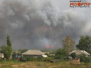俄沃罗涅日州森林大火吞噬村庄 5人被烧死
