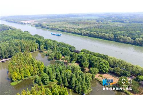 图为青西郊野公园生态保育功能区一景。