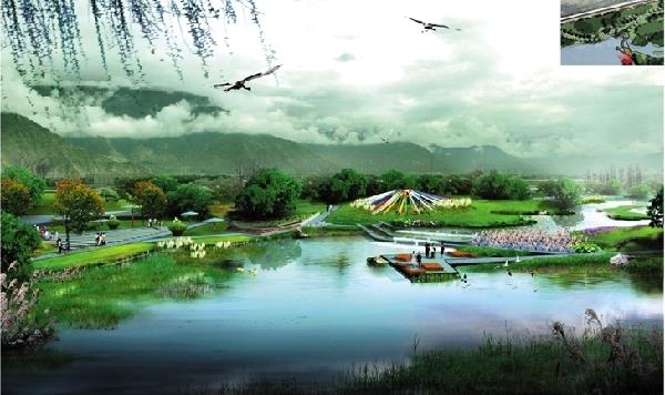 柳梧湿地公园效果图