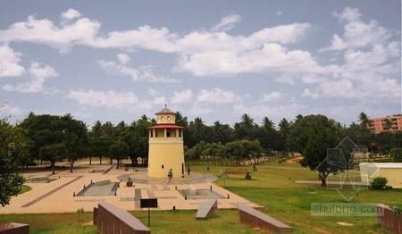 印度一监狱老医院建筑被改造成城市公园